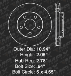 Front Brake Rotors