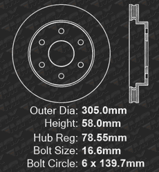 Front Brake Rotors