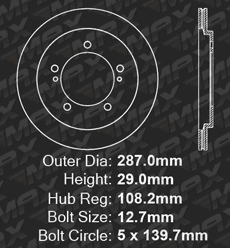 1999-2004 Tracker Vitara Rotors w//Ceramic Pads OE Brakes Front
