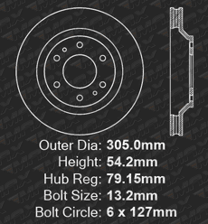 Front Brake Rotors