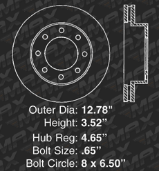 Front Brake Rotors