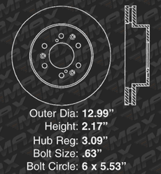 Front Brake Rotors