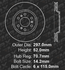 Front Brake Rotors