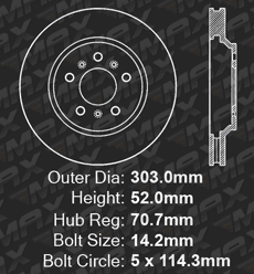 Front Brake Rotors