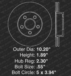 Front Brake Rotors