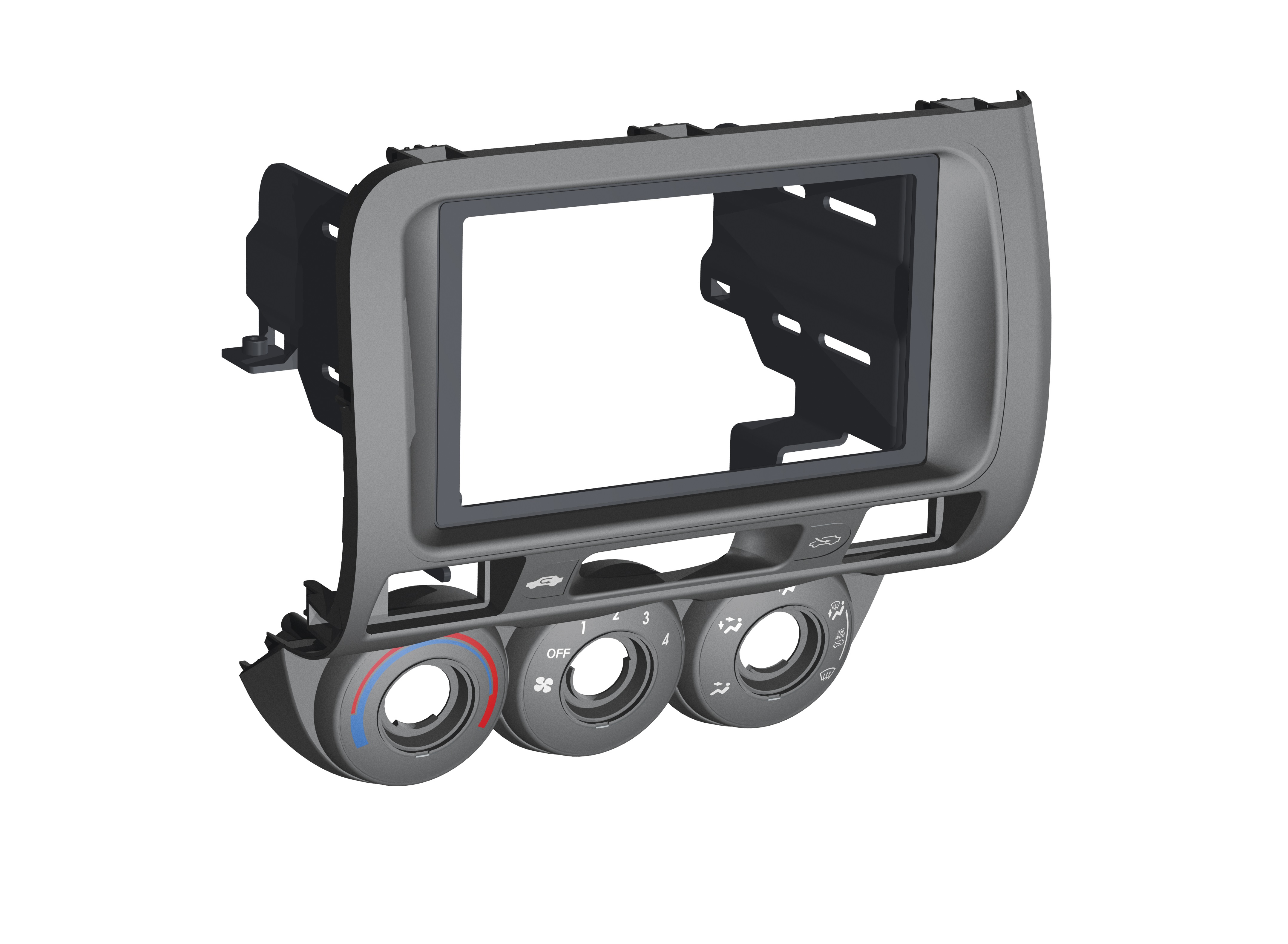 Axxera Double Din CD Player Bluetooth Pandora Radio Install Kit Harness
