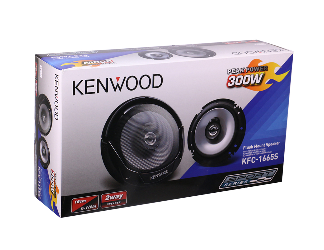 Kenwood KFC1665S 6.5 Speakers + 1 Pair Front / Rear Adapters For Ford eBay