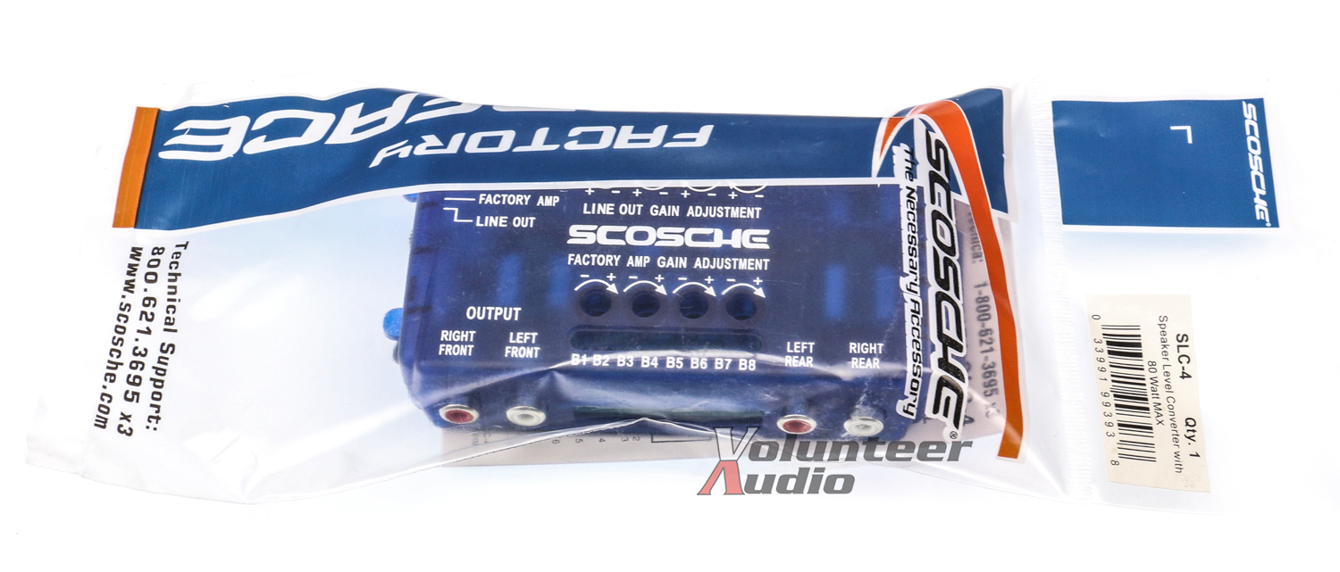 Scosche SLC4 SLC4 4Channel Speaker Level Converter eBay