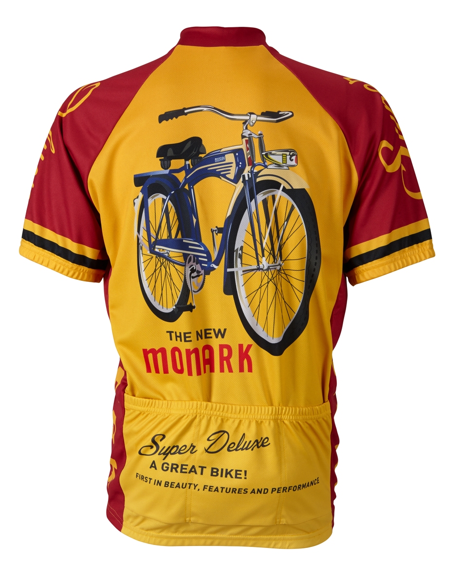 Monark Bicycle Retro Cycling Jersey World Jerseys Men's Short Sleeve