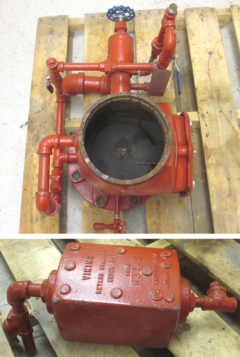 Viking J1 8" 175PSI Alarm Valve + C1 Retard Chamber Flanged