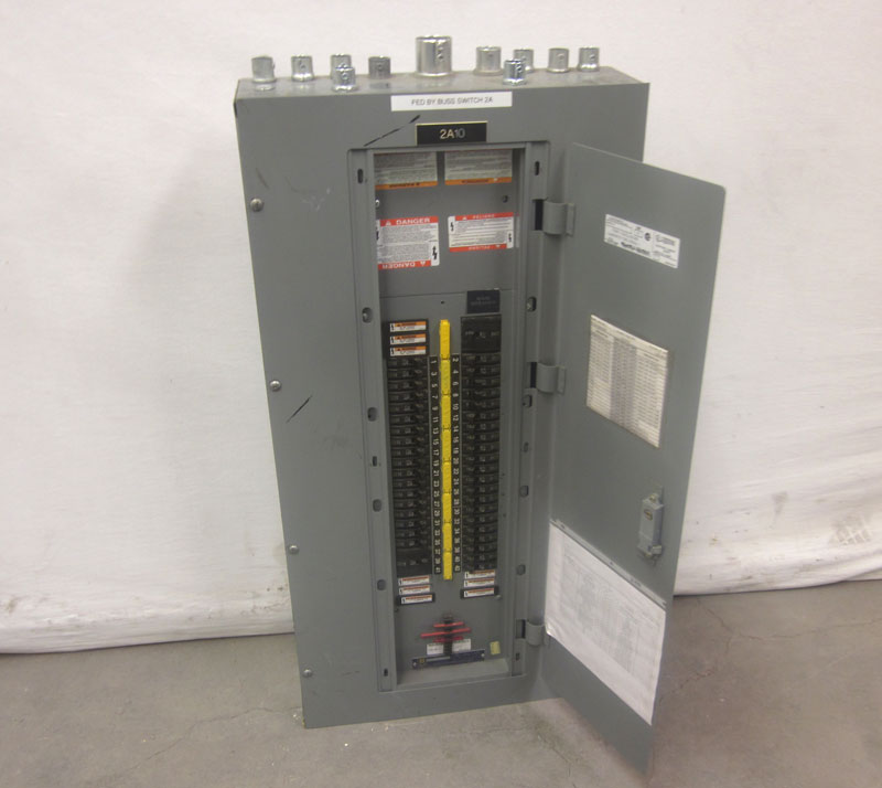 Square D NQOD 100A Main Breaker PanelBoard Enclosure 3Ph 208V 42Slot