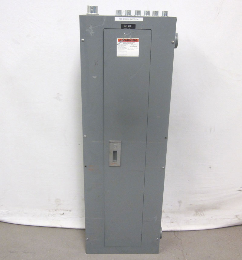 Square D NQOD 150Amp Main Circuit Breaker PanelBoard Enclosure 3Ph 42