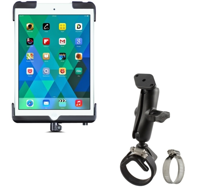 Yoke Strap Aircraft Mount Holder w/ Locking Cradle for the Apple iPad