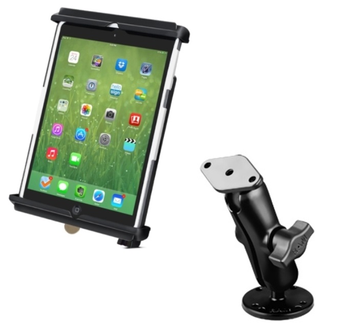 Heavy Duty Flat Surface Boat Mount Holder w/ Locking Cradle for Apple iPad mini eBay