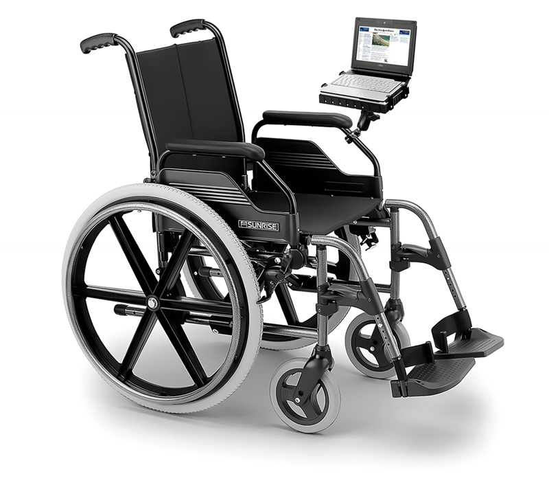 NEW RAM ADJUSTABLE MINI LAPTOP NOTEBOOK NETBOOK WHEELCHAIR MOUNT eBay