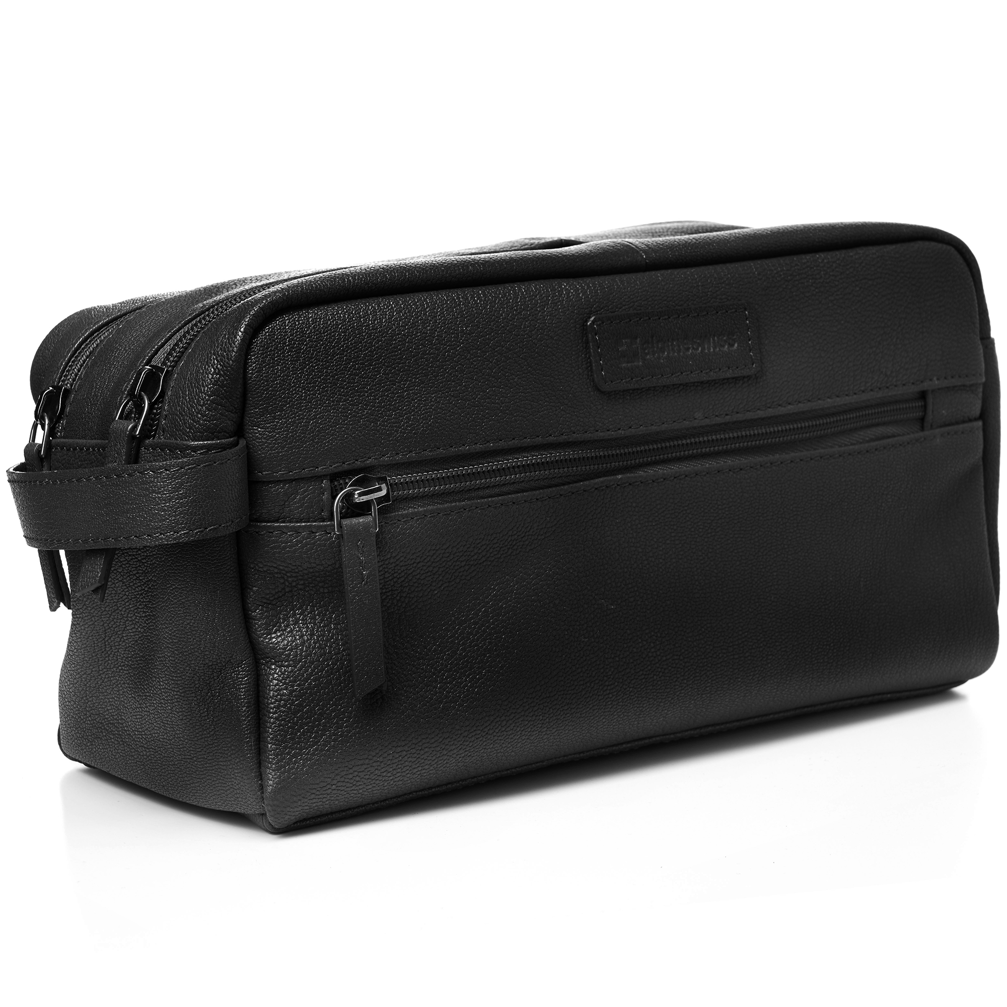 AlpineSwiss Sedona Toiletry Bag Genuine Leather Shaving Kit Dopp Kit Travel Case
