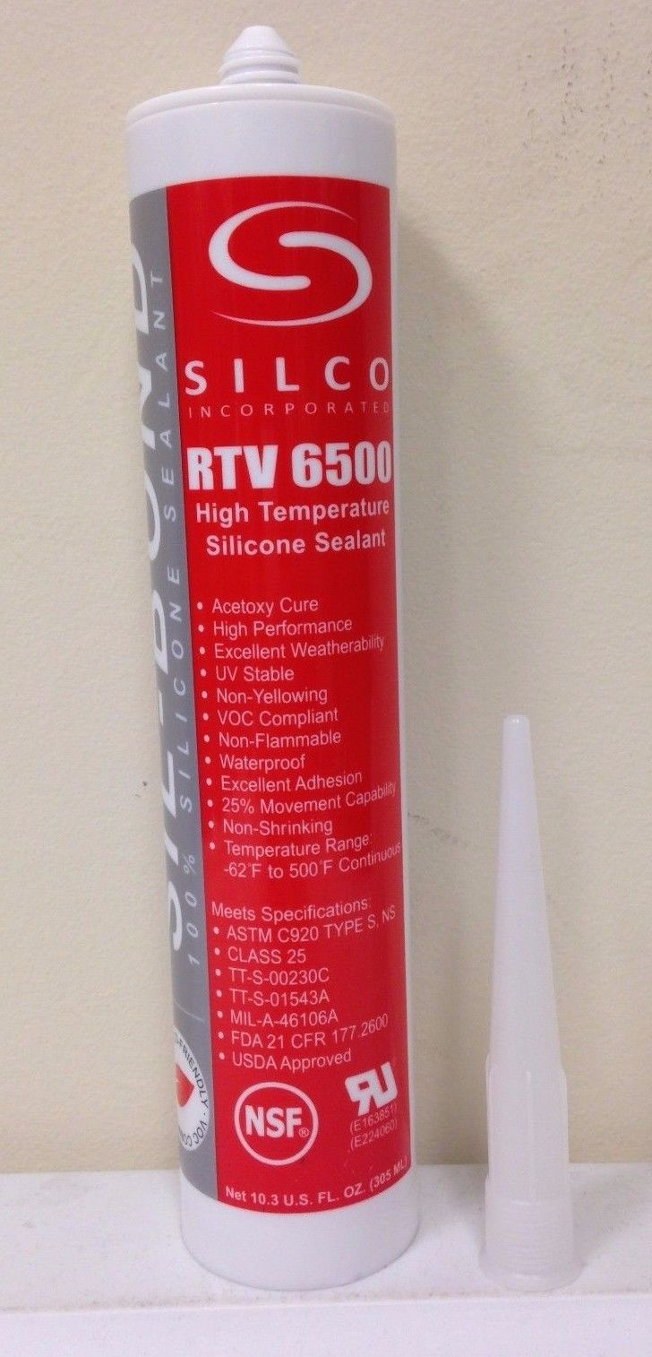 Food Grade RTV Silicone Sealant Adhesive Red High Temp 10.3 Ounce eBay