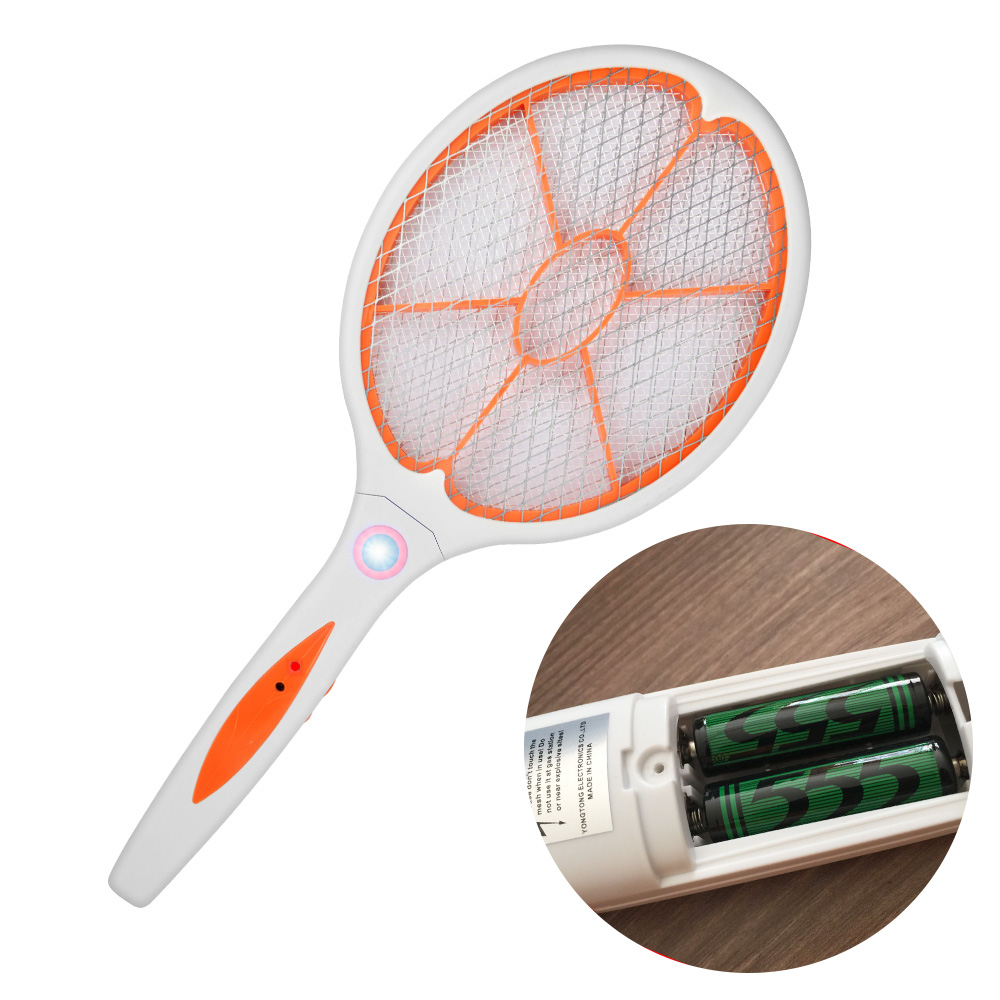 Portable Electric Fly Swatter 2 AA Battery Handheld Ultra LED | eBay