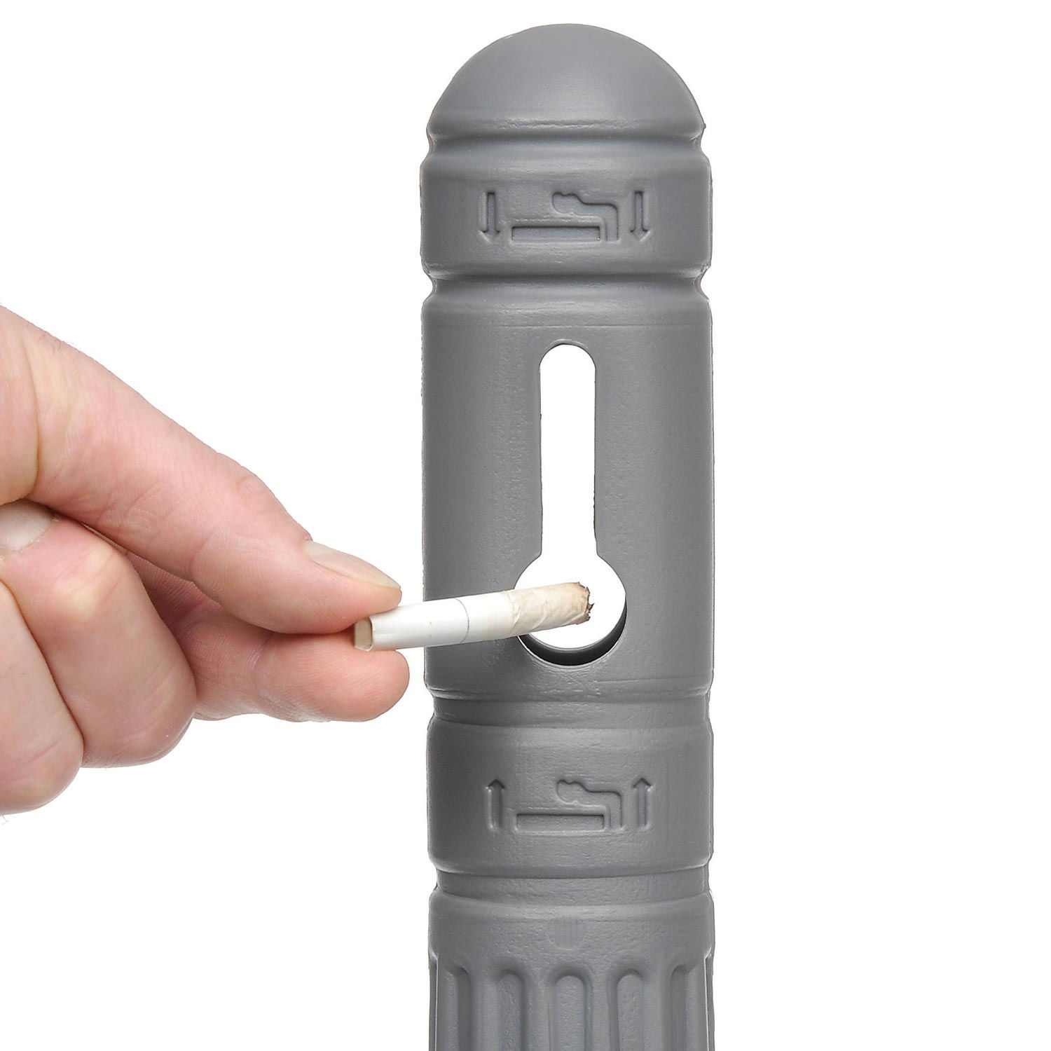 Commercial Zone 16 Quart Outdoor Ashtray Gray eBay