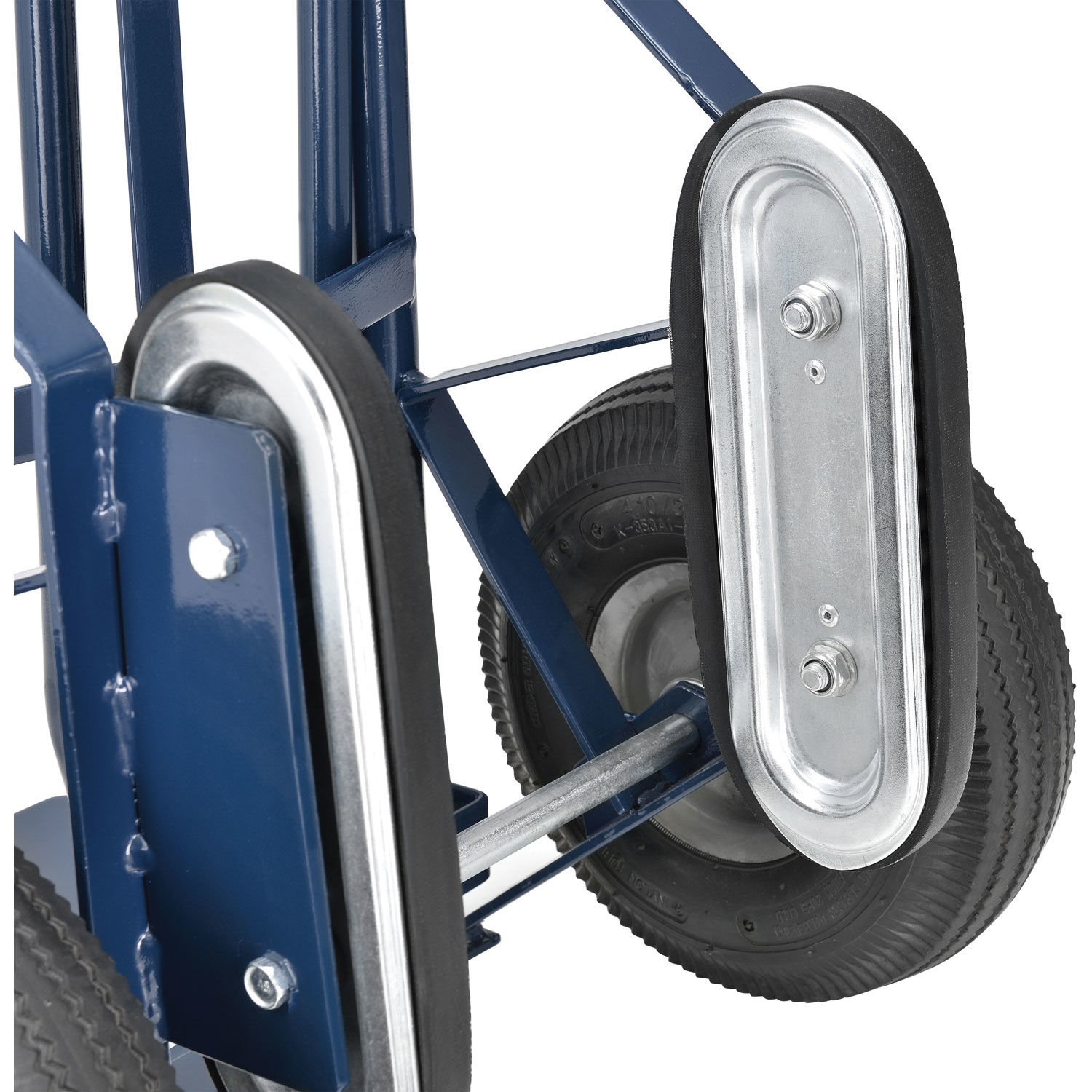 Industrial Strength Steel Hand Truck with Curved Handle & Stair Climbers 707022055659 eBay