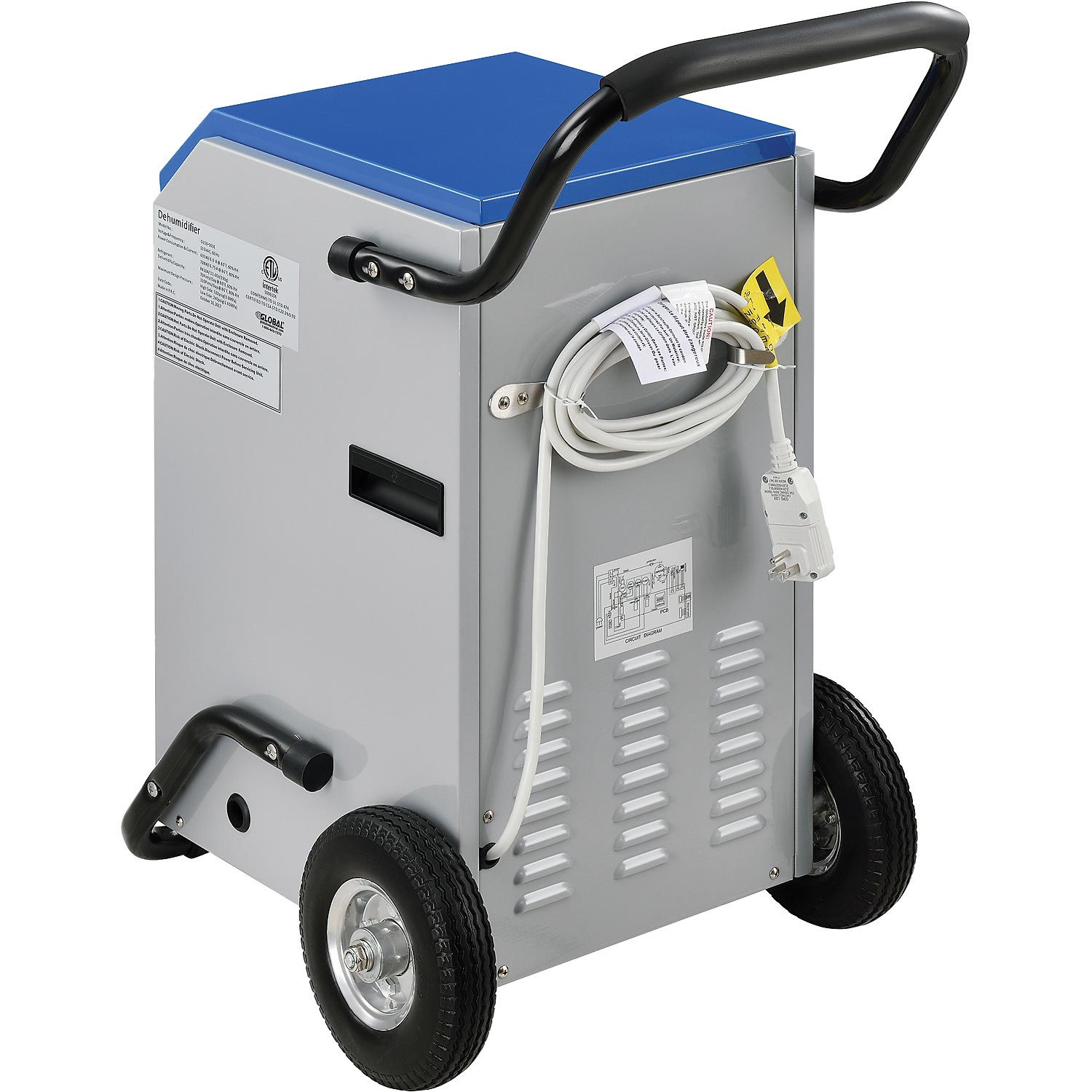 Portable Heavy Duty Commercial Dehumidifier, 110 Pints Per Day