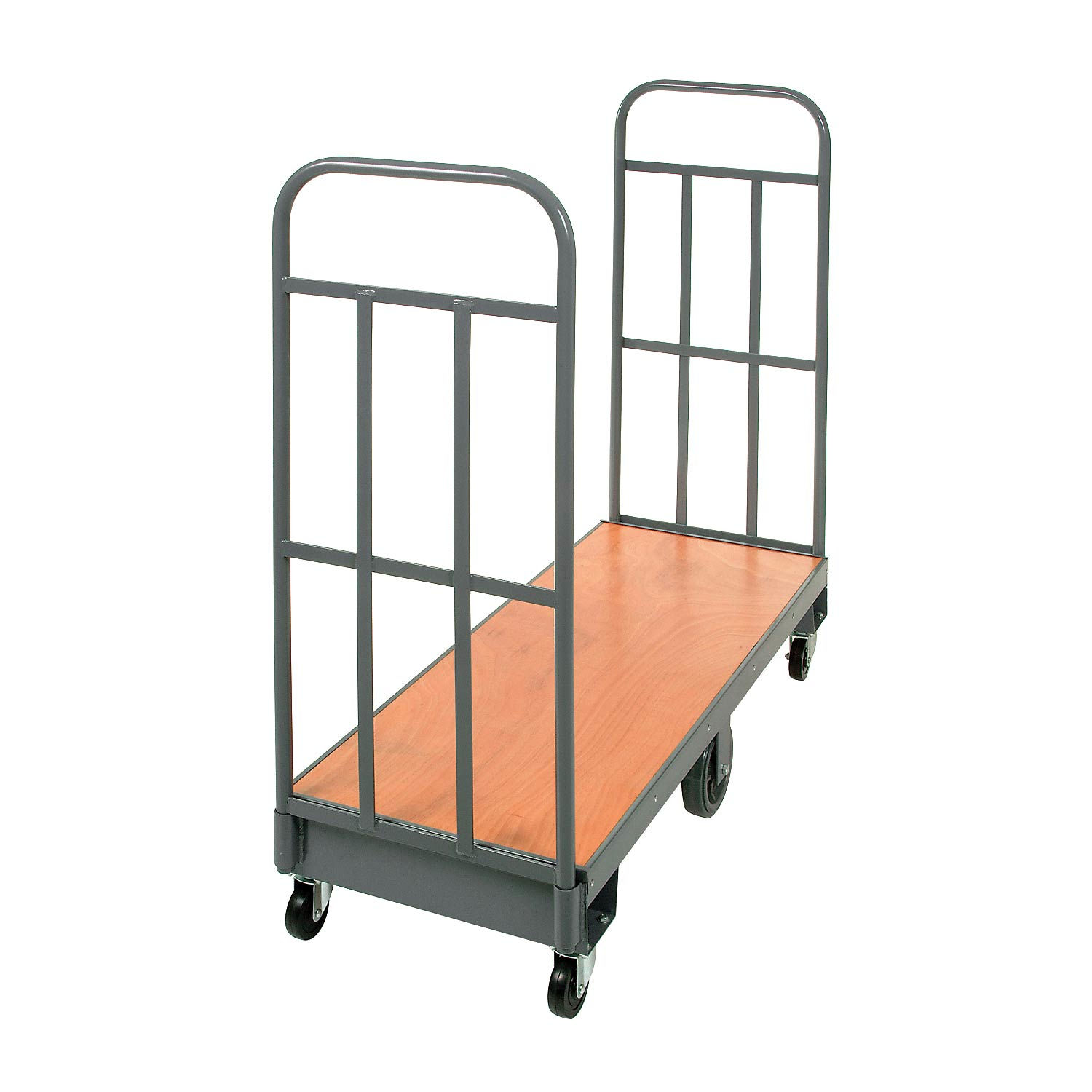 Wood Deck Narrow Aisle High End UBoat Platform Truck 60 x 24 1500 Lb