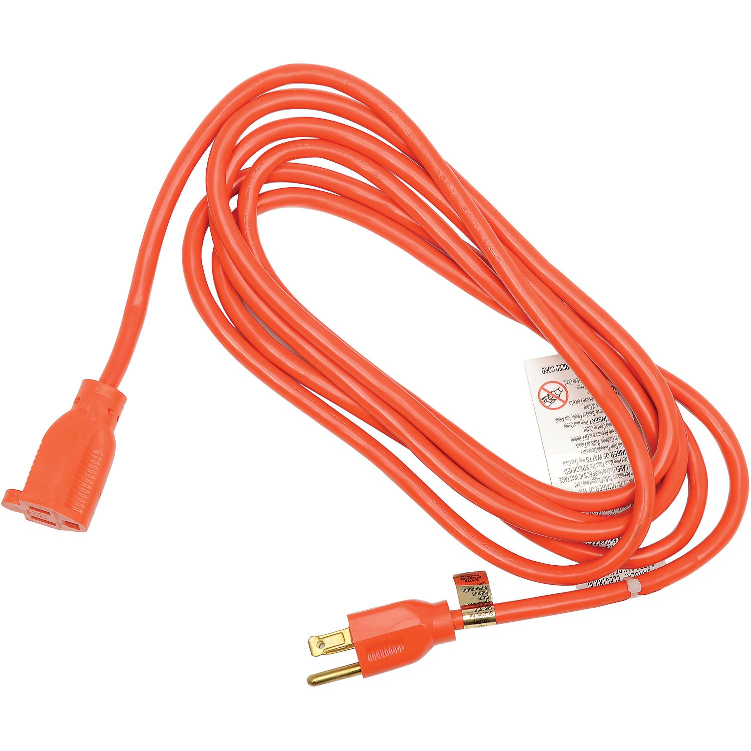 Carol 10' Safety Orange Extension Cord, 16awg 13a/125v 79407033188 eBay