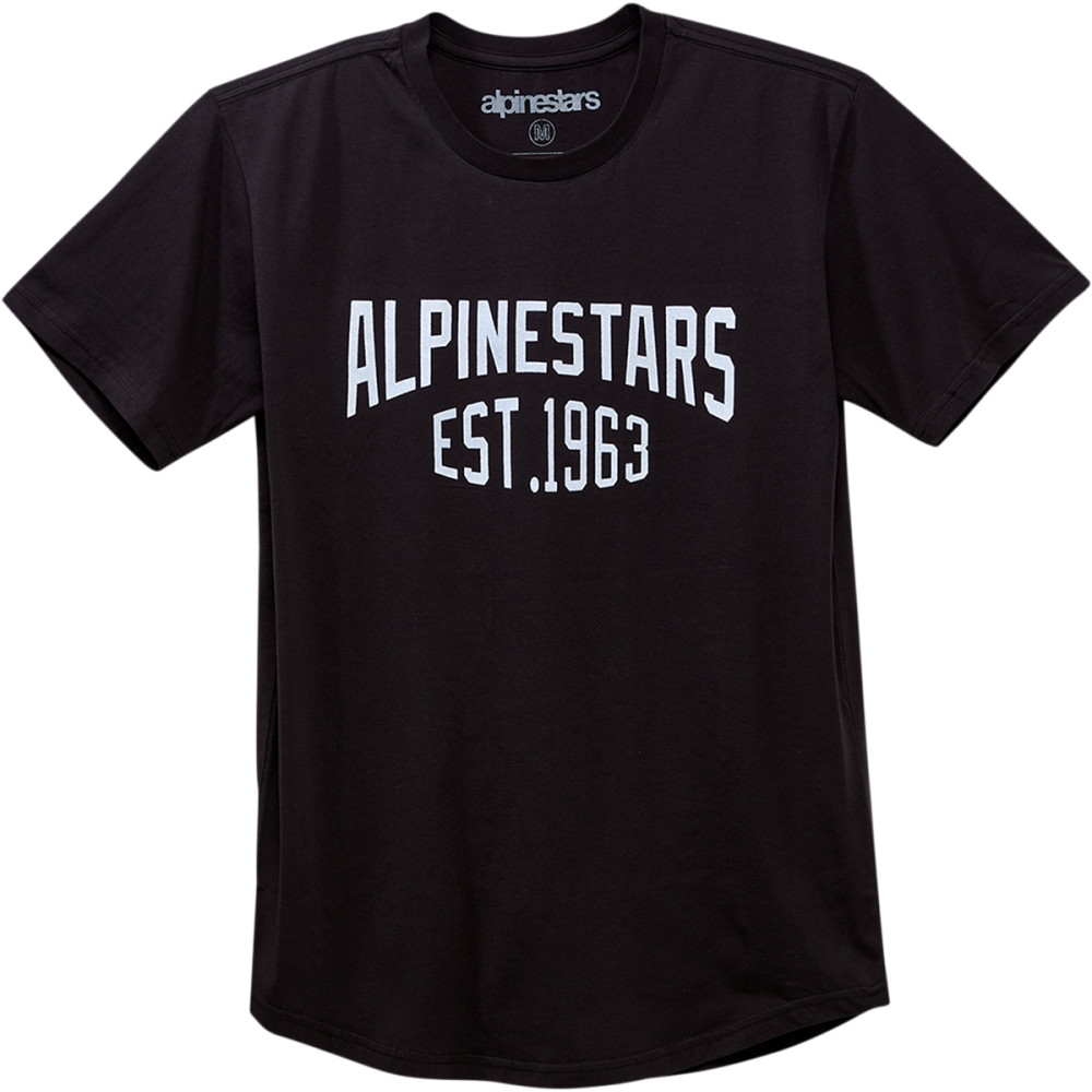 Alpinestars T-Shirt con Logo a Manica Corta Taglio Moderno T-Shirt, Uomo, Angle Combo Tee Charcoal, L