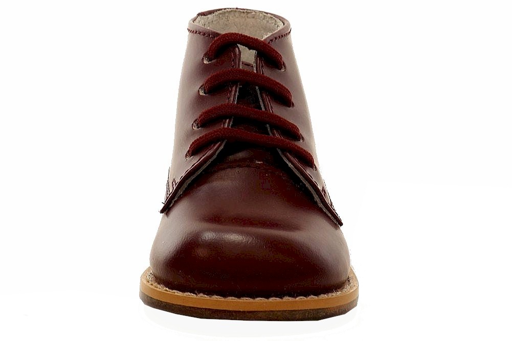 Josmo Infant/Toddler Kids Boy's-Girl's First Walker Oxfords Burgundy - Picture 7 of 20