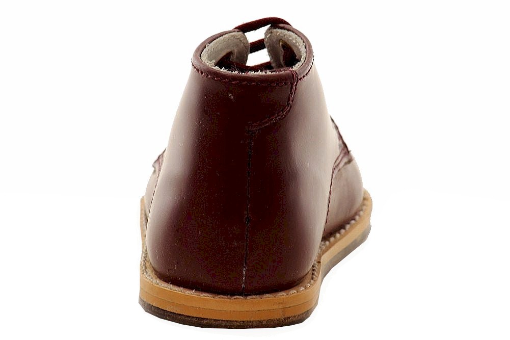 Josmo Infant/Toddler Kids Boy's-Girl's First Walker Oxfords Burgundy - Picture 9 of 20