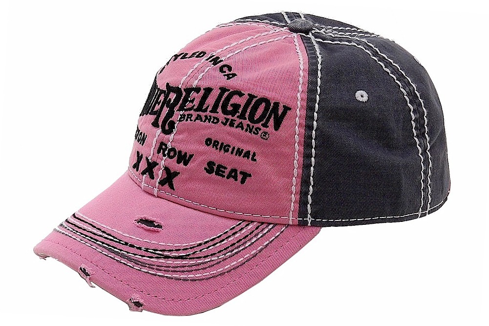 pink true religion hat