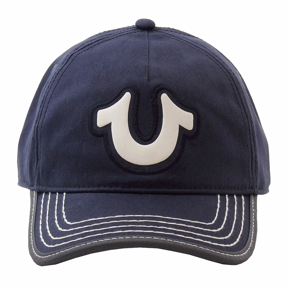 True Religion Men's Horseshoe Logo Adjustable Baseball Hat (One Size Fits Most) eBay