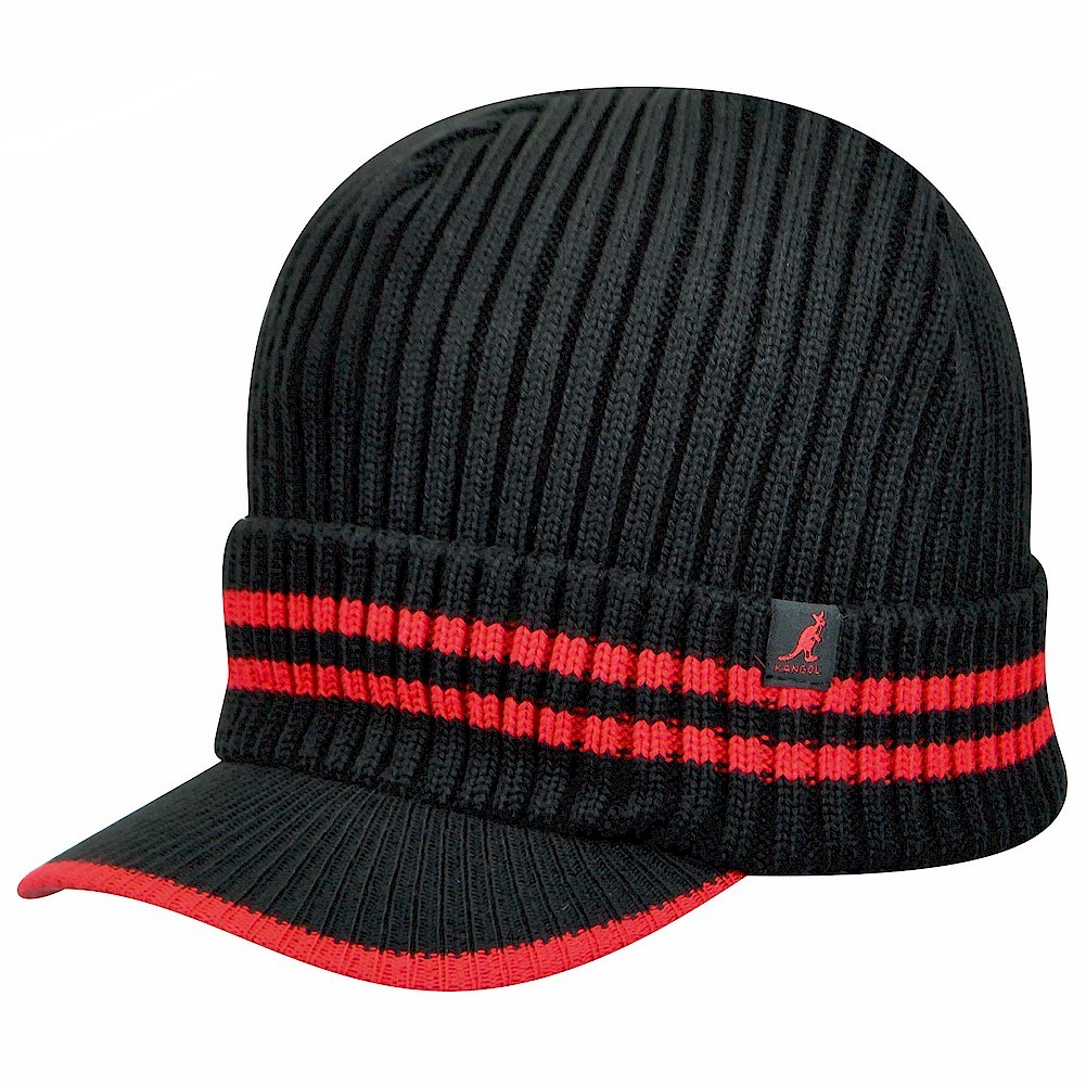 Kangol Men's Ribbed Peak PullOn Cap Beanie Hat (One Size Fits Most) eBay