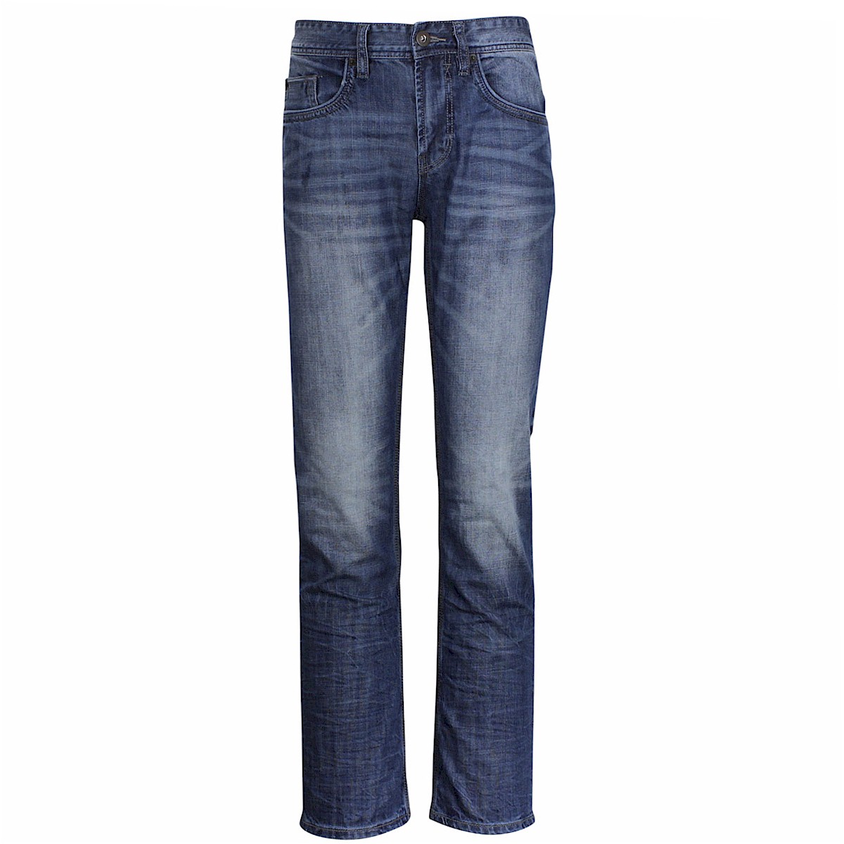 Buffalo Blu Men's Skyler Slim Straight Blasted & Creased Jeans - Picture 7 of 12