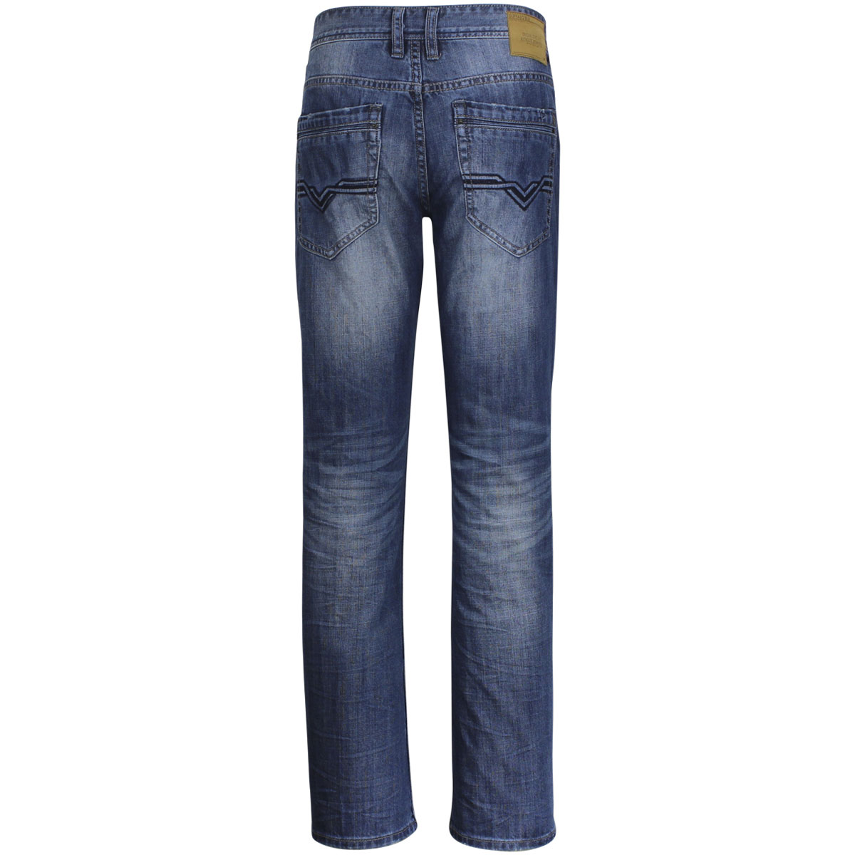 Buffalo Blu Men's Skyler Slim Straight Blasted & Creased Jeans - Picture 12 of 12