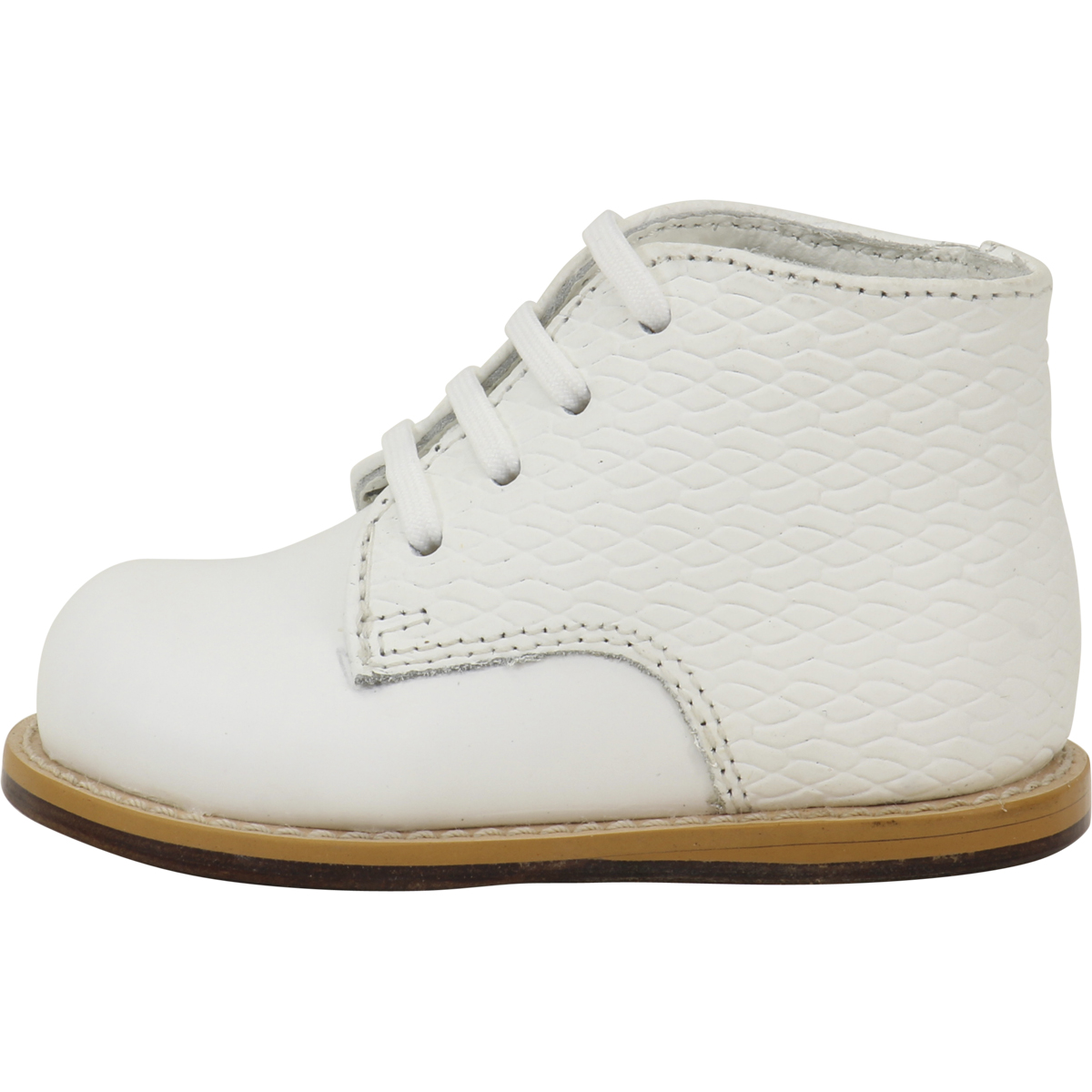 Josmo Infant/Toddler Kids Boy's-Girl's First Walker Oxfords White Print Woven - Picture 23 of 91