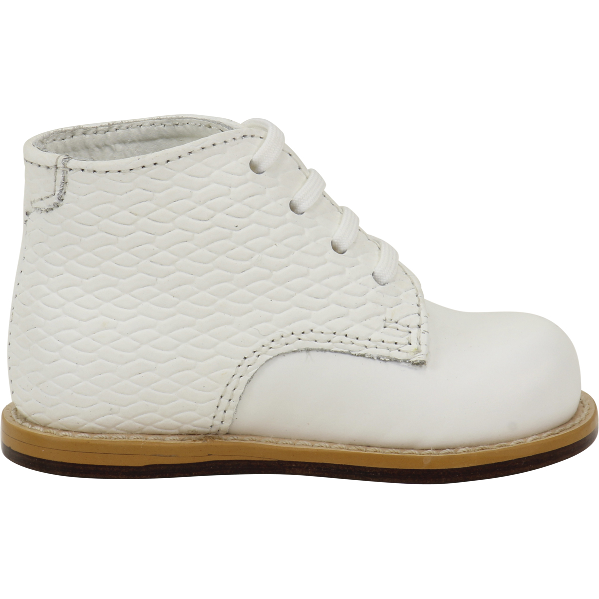 Josmo Infant/Toddler Kids Boy's-Girl's First Walker Oxfords White Print Woven - Picture 25 of 91