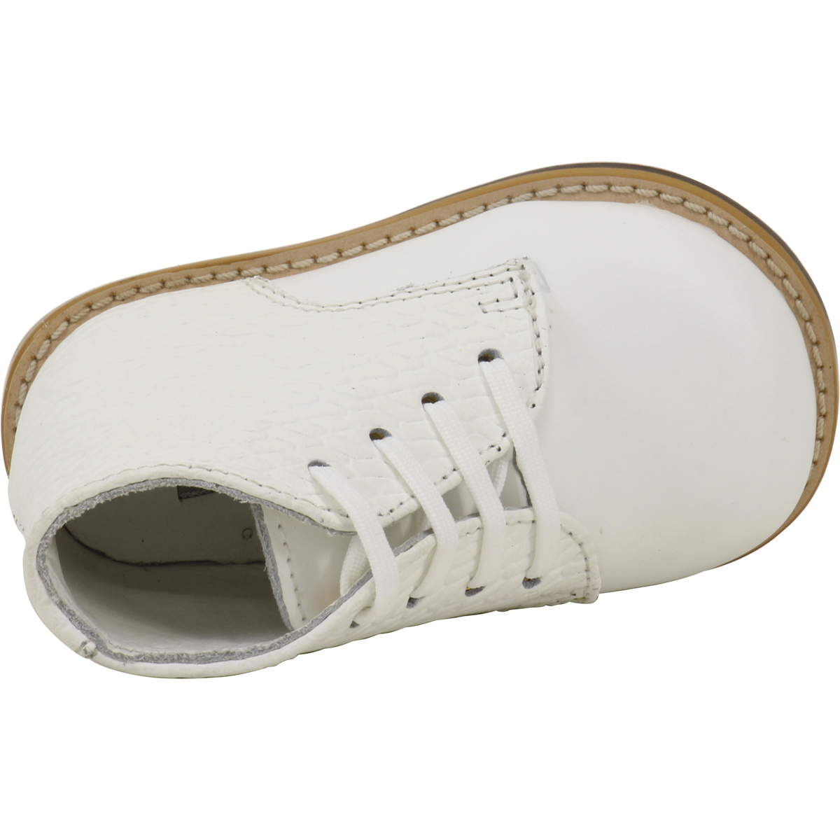 Josmo Infant/Toddler Kids Boy's-Girl's First Walker Oxfords White Print Woven - Picture 27 of 91