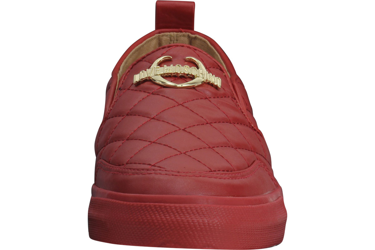 その他 1 Love Moschino Women's Quilted Metal Logo Loafers Shoes | eBay