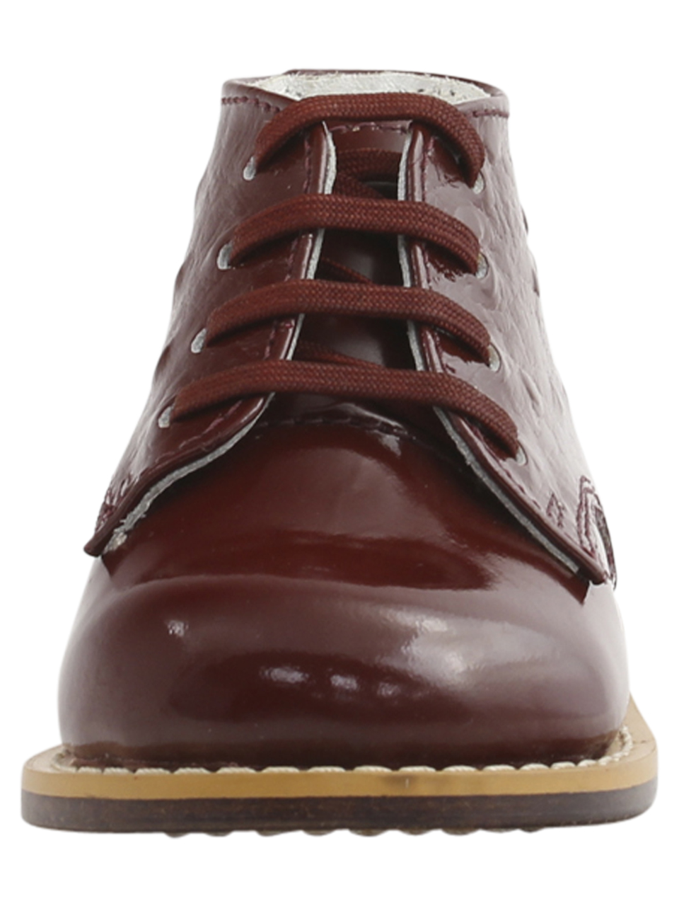 Josmo Infant/Toddler Boy's First Walker Burgundy Ostrich Oxfords Shoes - Picture 79 of 98