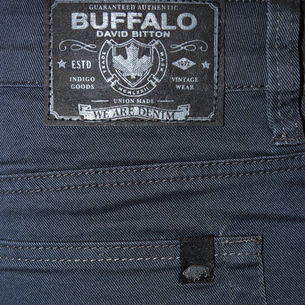 Buffalo By David Bitton Men's Six-X Jeans Straight Stretch Authentic Charcoal