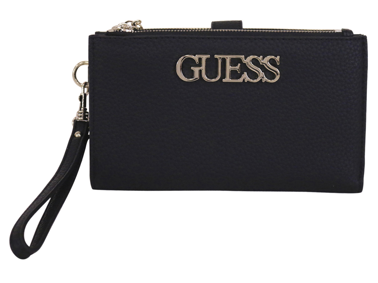Guess Women's Uptown Chic Black Double Zip Organizer Wallet eBay