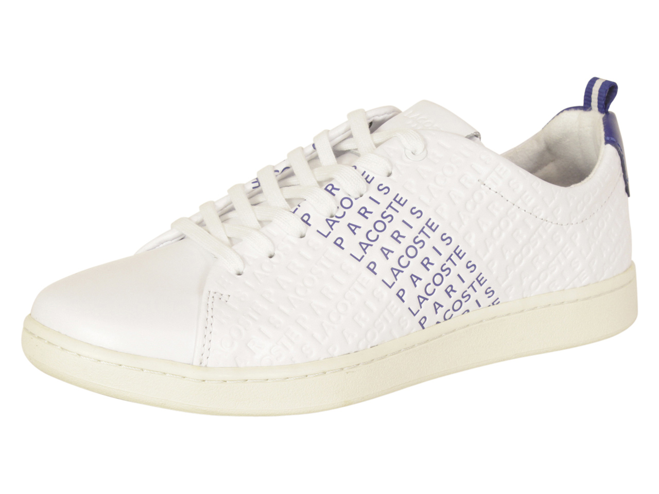 Lacoste Men’s Carnaby-EVO-119 White/Dark Blue Sneakers Shoes