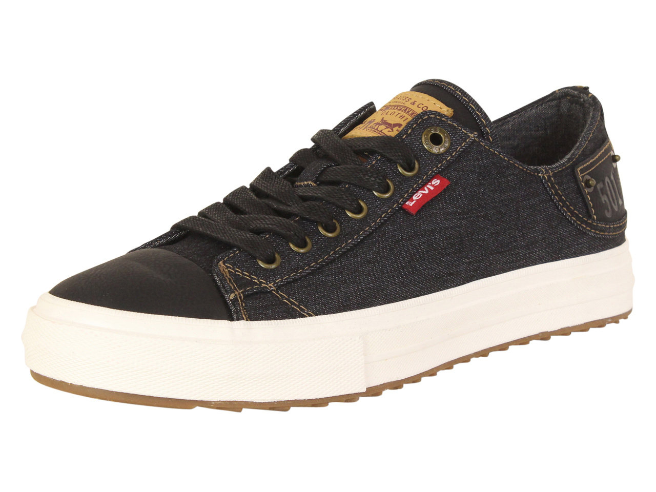 Levi's mens neil lo 501 denim fashion sneaker shoe Clearance