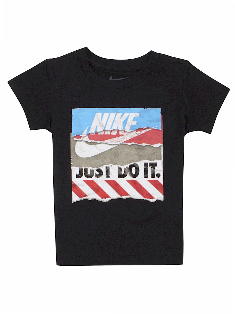 Nike T-Shirt Toddler/Little Boy's Logo Tears Short Sleeve Crew Neck Cotton - Picture 5 of 6