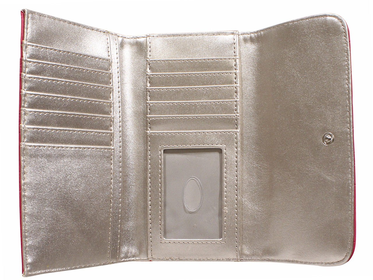 Guess Logo Love Wallet Women's Slim Tri-Fold Clutch | eBay