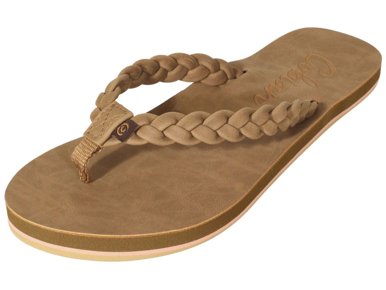 Cobian Braided Pacifica Flip Flops Women's Thongs Sandals Shoes | eBay