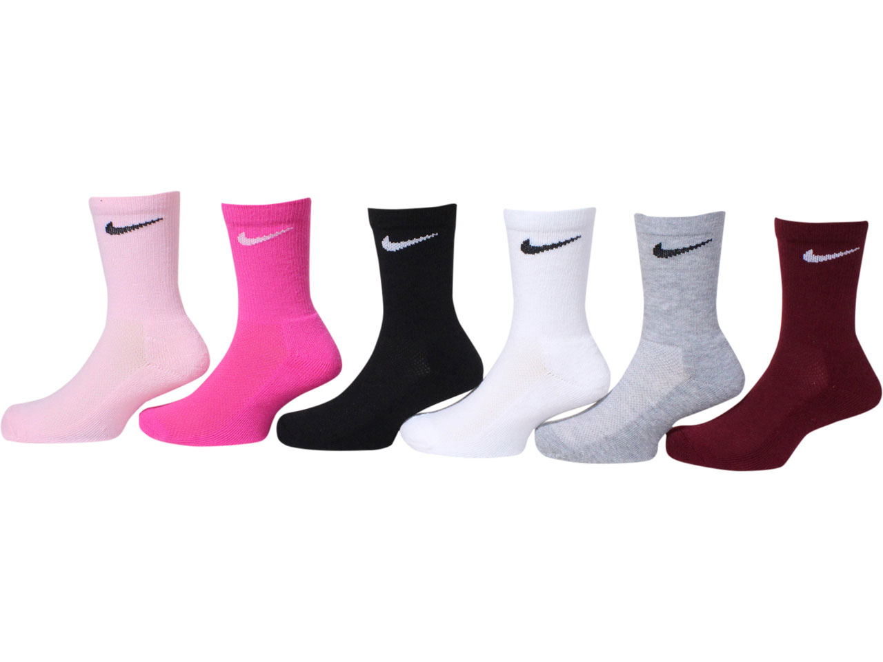 girls nike crew socks