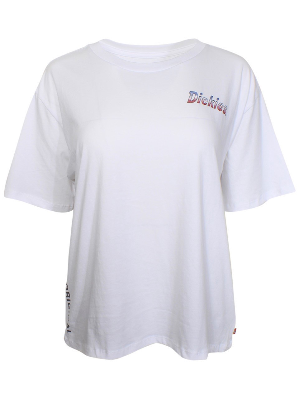 Dickies Girl Gradient Logo T-Shirt Juniors/Women's Short Sleeve Boxy - Picture 7 of 10