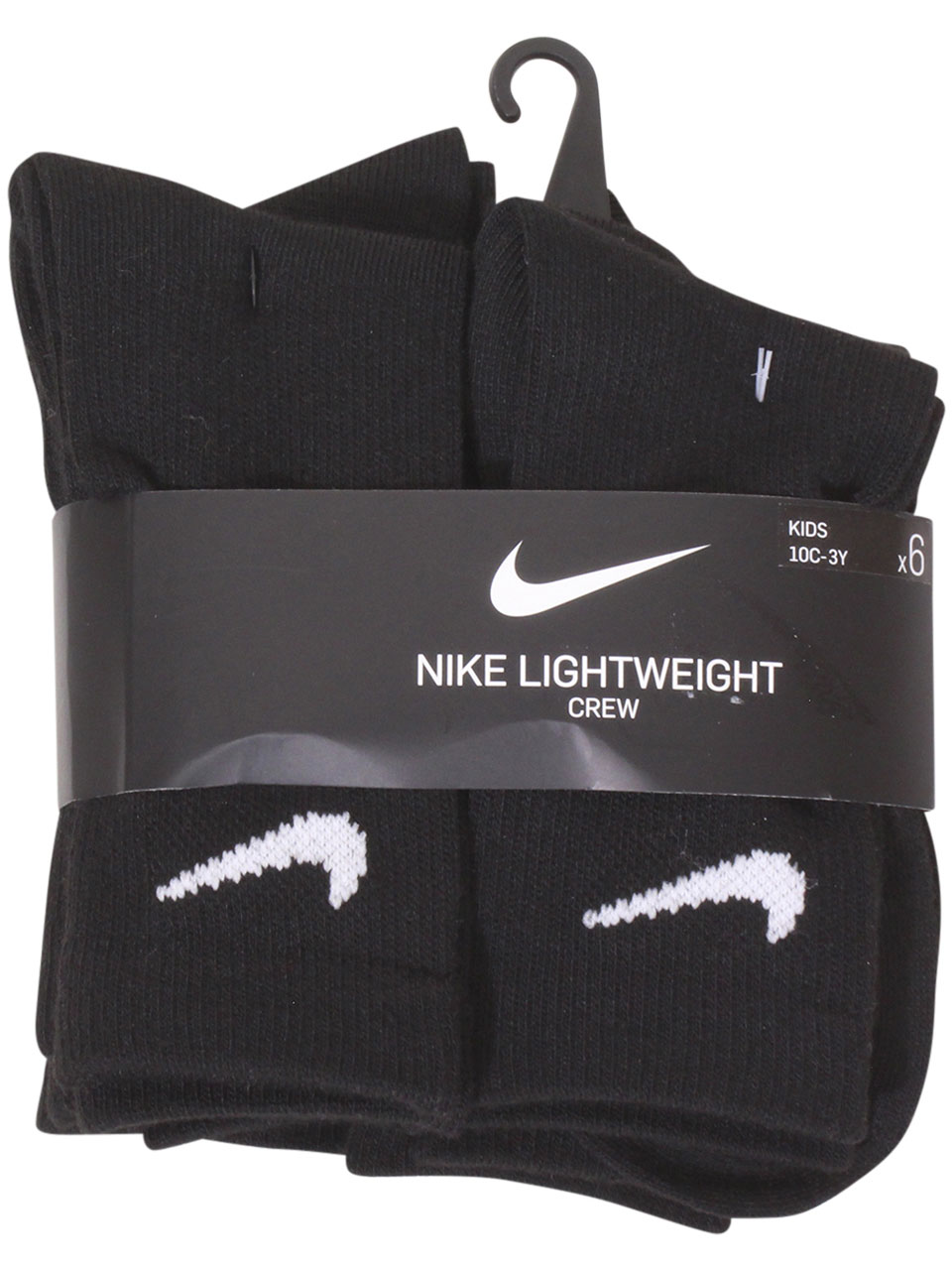 Nike Toddler/Little Boy's Crew Socks 6-Pairs Lightweight - Picture 3 of 5